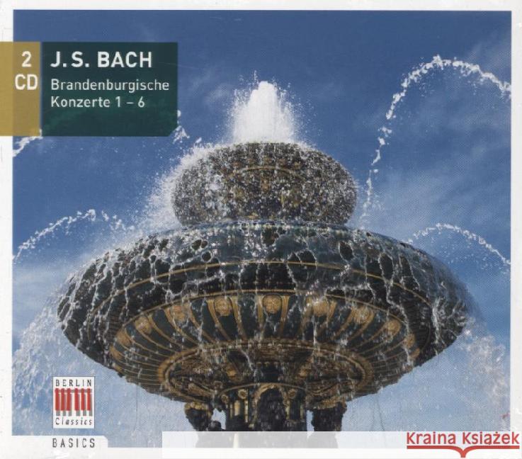 Brandenburgische Konzerte 1-6, 2 Audio-CDs Bach, Johann Sebastian 0885470005805 Edel Germany CD / DVD