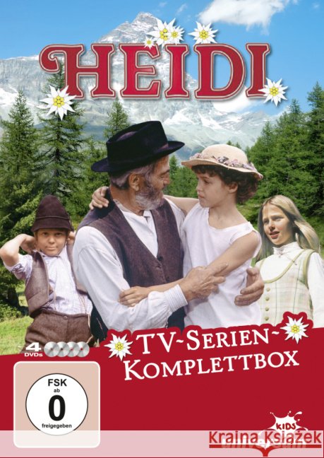 Heidi, Realserie (1978) - Komplettbox, 4 DVDs : Schweiz Spyri, Johanna 0886919088892 LEONINE Distribution