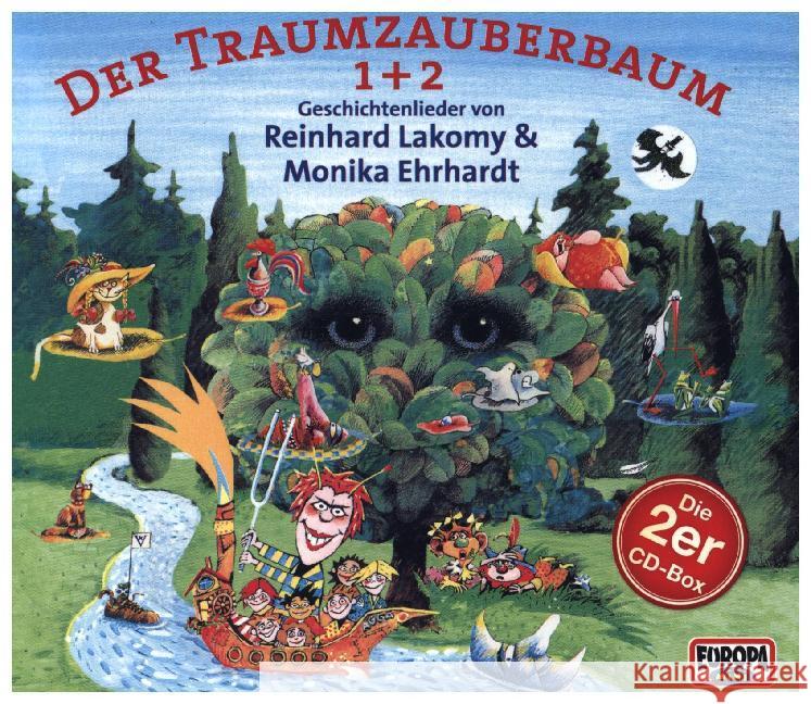 Der Traumzauberbaum. Tl.1+2, 2 Audio-CDs : Geschichtenlieder Lakomy Reinhard 0886977937224