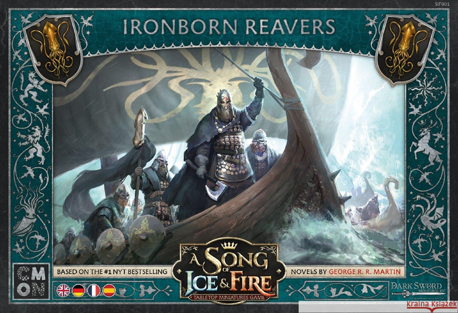 Song of Ice & Fire - Ironborn Reavers Lang, Eric M., Shinall, Michael 0889696014627 Cool Mini or Not