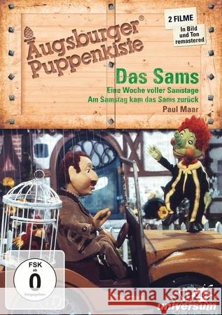 Augsburger Puppenkiste - Das Sams, 1 DVD : Eine Woche voller Samstage. Am Samstag kam das Sams zurück. 2 Filme. In Bild und Ton remastered Maar, Paul 0889853612598 LEONINE Distribution