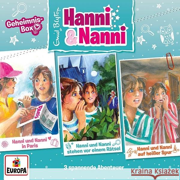 Hanni und Nanni Box. Box.13, 3 Audio-CDs Blyton, Enid 0889853839629 Geisenheyner + Crone
