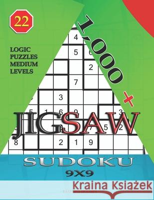 1,000 + sudoku jigsaw 9x9: Logic puzzles medium levels Basford Holmes 9781675149980 Independently Published - książka