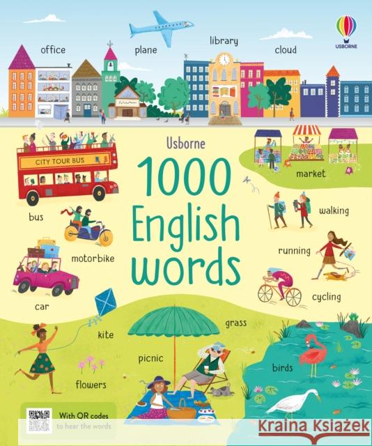 1000 English Words Jane Bingham (EDFR) Rachal Saunders  9781474986823 Usborne Publishing Ltd - książka