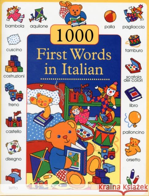 1000 First Words in Italian Don Campaniello Susie Lacome 9781843229568 Anness Publishing - książka