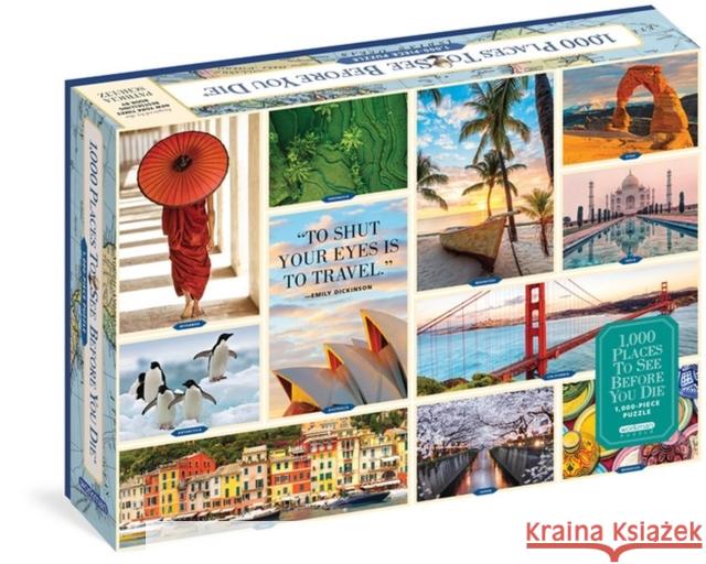1,000 Places to See Before You Die 1,000-Piece Puzzle: For Adults Travel Gift Jigsaw 26 3/8 X 18 7/8 Schultz, Patricia 9781523515141 Workman Publishing - książka