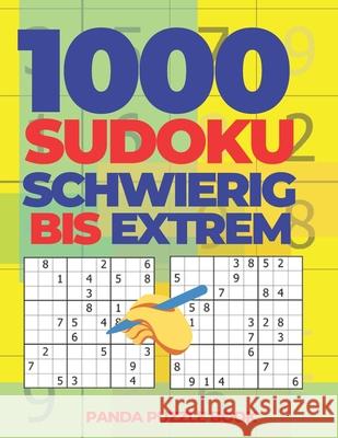 1000 Sudoku Schwierig Bis Extrem: Logikspiele Für Erwachsene Book, Panda Puzzle 9781671546226 Independently Published - książka