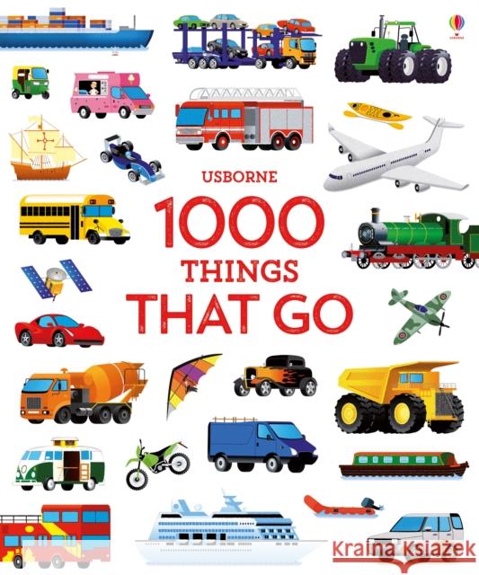 1000 Things That Go Taplin, Sam 9781474951357 Usborne Publishing Ltd - książka