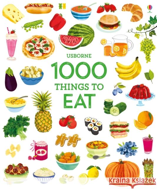 1000 Things to Eat Wood, Hannah 9781474951364 Usborne Publishing Ltd - książka