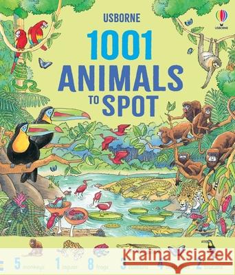 1001 Animals to Spot Ruth Brocklehurst Teri Gower 9781836050100 Usborne Books - książka