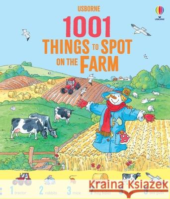 1001 Things to Spot on the Farm Gillian Doherty Teri Gower 9781836050094 Usborne Books - książka