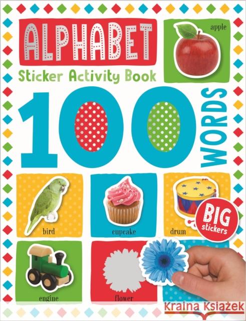 100 Alphabet Words Sticker Activity Make Believe Ideas   9781789476125 Make Believe Ideas - książka