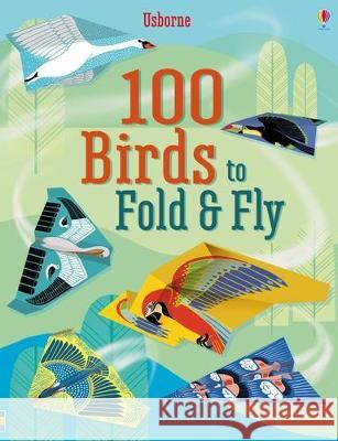 100 Birds to Fold and Fly Emily Bone 9781805318392 Usborne Books - książka