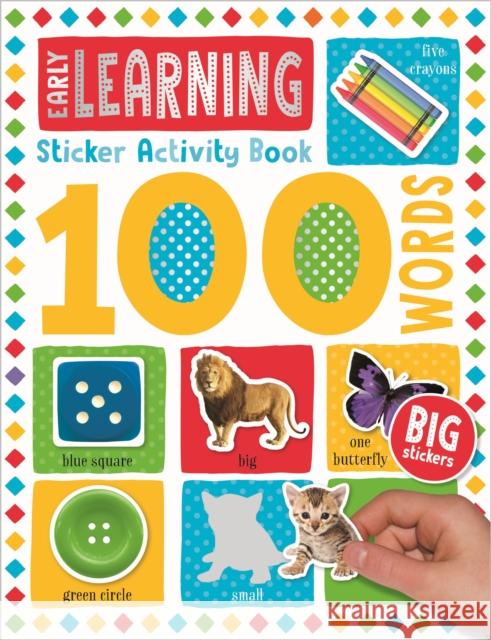 100 Early Learning Words Sticker Activity Make Believe Ideas 9781789476156 Make Believe Ideas - książka