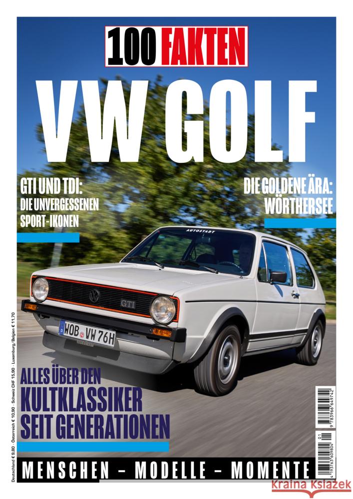 100 Fakten: VW Golf Kittler, Eberhard 9783966649742 Heel Verlag - książka