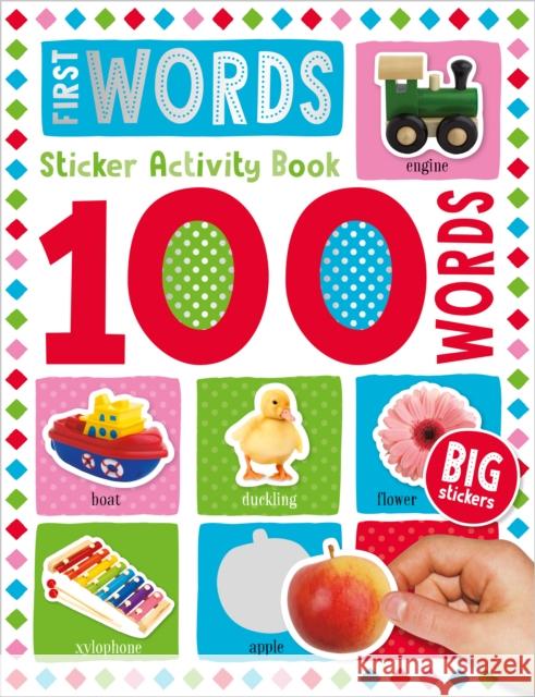 100 First Words Sticker Activity Make Believe Ideas   9781789476170 Make Believe Ideas - książka