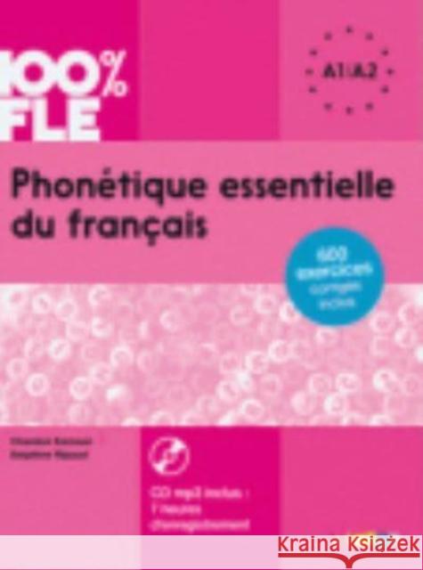 100% FLE - Phonétique essentielle du français A1/A2, m. MP3-CD Kamoun Chanèze Ripaud Delphine 9782278083398 Didier - książka