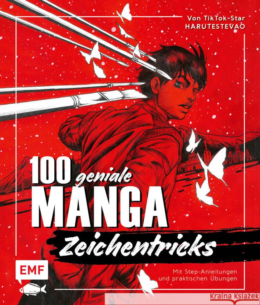 100 geniale Manga-Zeichentricks Harutyunyan, Harutyun 9783745909098 EMF Edition Michael Fischer - książka