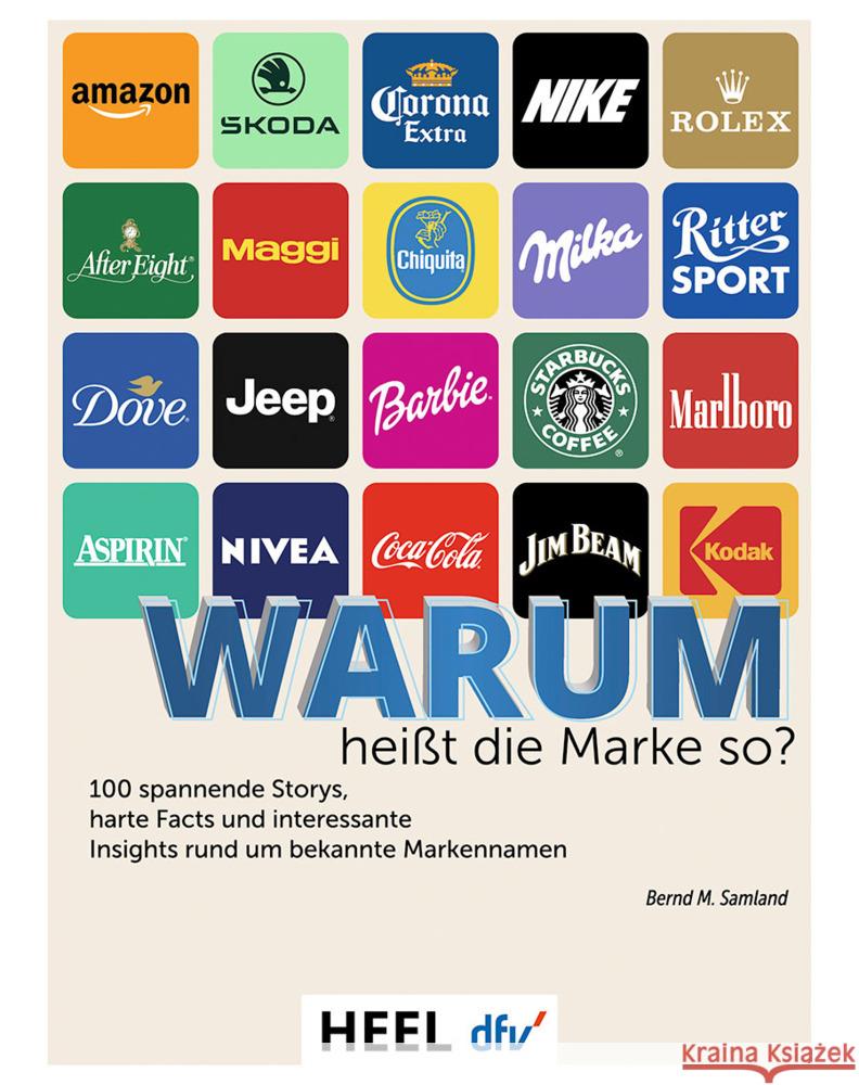 100 Markennamen - Warum heißt die Marke so? Samland, Bernd M. 9783758800030 Heel Verlag - książka