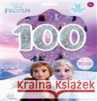 100 metalických samolepek s omalovánkovými listy Ledové království  6425714026711 Jiri models - książka