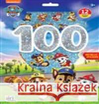 100 metalických samolepek s omalovánkovými listy Tlapková patrola  8595593844732 Jiri models - książka