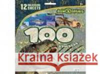 100 samolepek s omalovánkovými listy - Dinosauři  8595593835648 Jiri models - książka