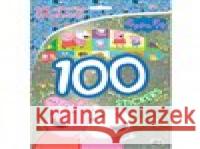 100 samolepek s omalovánkovými listy - Peppa pig  8595593835631 Jiri models - książka