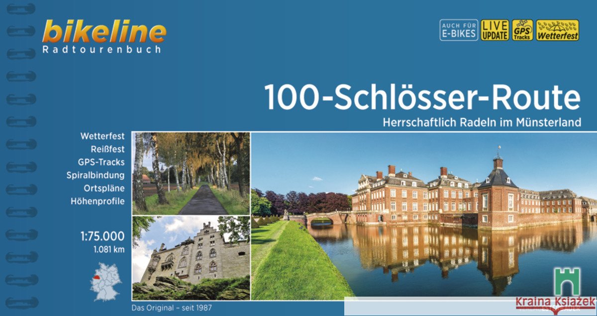 100 Schlösser Route  9783711100993 Esterbauer - książka