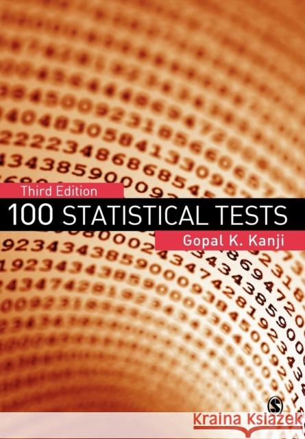 100 Statistical Tests Gopal K Kanji 9781412923767 SAGE Publications Inc - książka