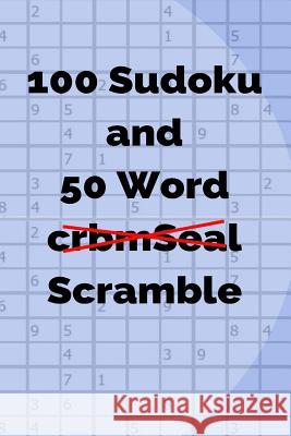 100 Sudoku and 50 Word Scramble Tamara L. Adams 9781720053231 Independently Published - książka