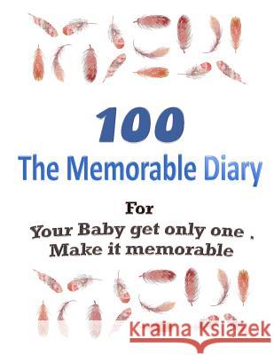 100 The Memorable Diary: Your Baby get only one .Make it memorable. Jamie Jackson 9781072769415 Independently Published - książka