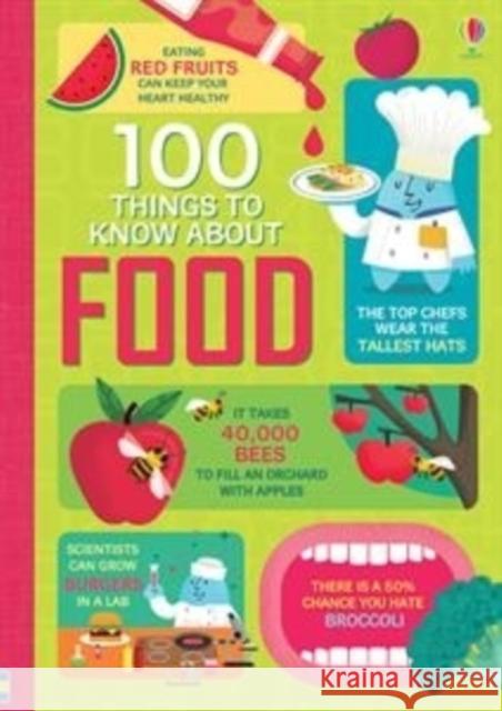 100 Things to Know About Food Rose Hall 9781409598619 Usborne Publishing Ltd - książka