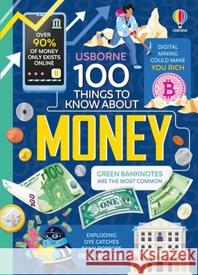 100 Things to Know about Money Alice James Lan Cook Micaela Tapsell 9781835405468 Usborne Books - książka
