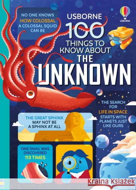 100 Things to Know About the Unknown: A Fact Book for Kids Micaela Tapsell 9781803705286 Usborne Publishing Ltd - książka