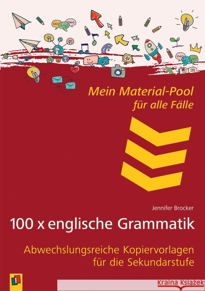 100 x englische Grammatik Brocker, Jennifer 9783834668158 Verlag an der Ruhr - książka