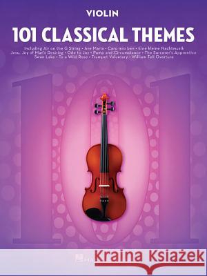 101 Classical Themes for Violin Hal Leonard Publishing Corporation 9781495056314 Hal Leonard Corporation - książka