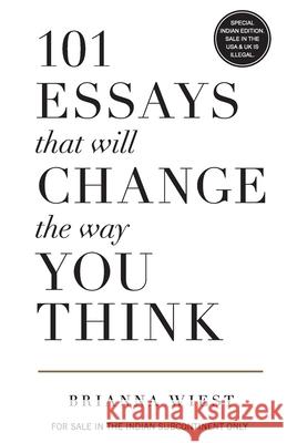 101 Essays That Will Change The Way You Think Brianna Wiest 9789355434036 Manjul Publishing House Pvt Ltd - książka
