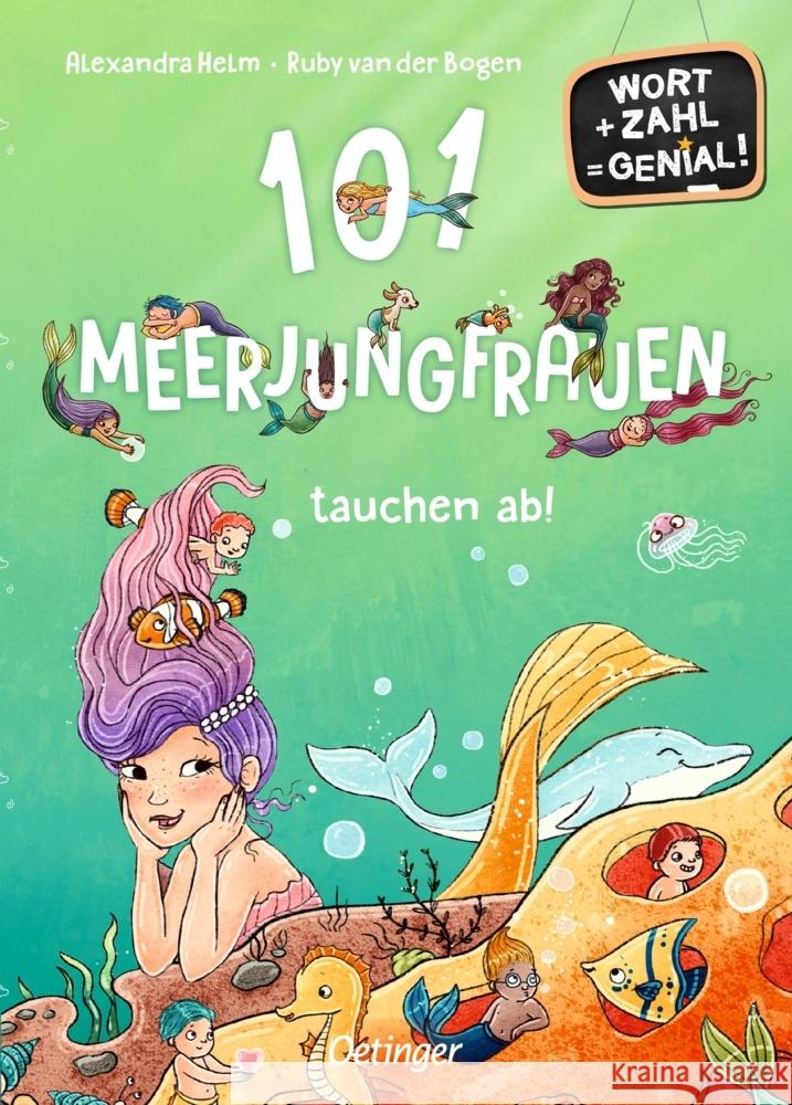 101 Meerjungfrauen tauchen ab! van der Bogen, Ruby 9783751205405 Oetinger - książka