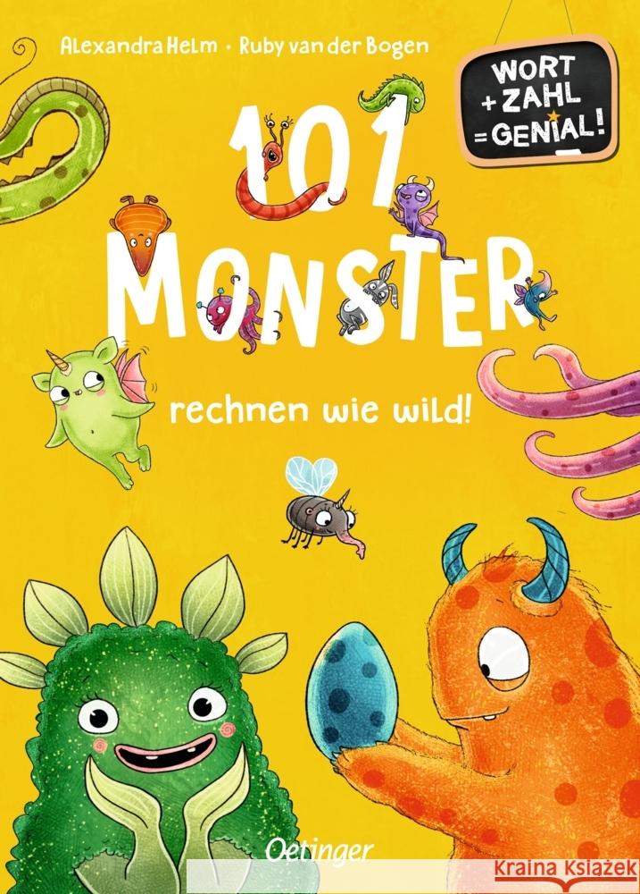 101 Monster rechnen wie wild! van der Bogen, Ruby 9783751206747 Oetinger - książka