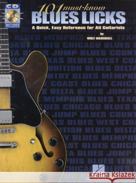 101 Must-Know Blues Licks  9780793595877 Hal Leonard Corporation - książka