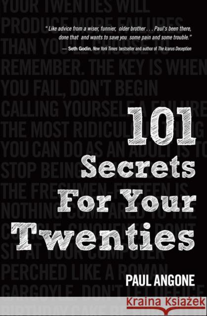 101 Secrets For Your Twenties Paul Angone 9780802438034 Moody Publishers - książka