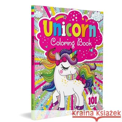 101 Unicorn Colouring Book: Fun Activity Colouring Book for Children Wonder House Books 9789390183548 Wonder House Books - książka