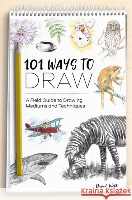 101 Ways to Draw: A Field Guide to Drawing Mediums and Techniques David Webb 9781446308677 David & Charles - książka