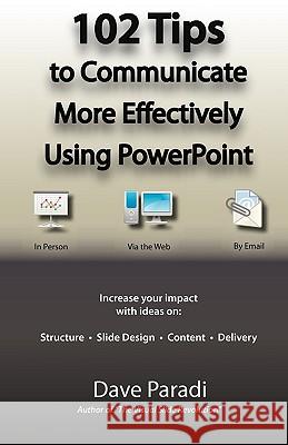 102 Tips to Communicate More Effectively Using PowerPoint Dave Paradi 9780969875192 Communications Skills Press - książka