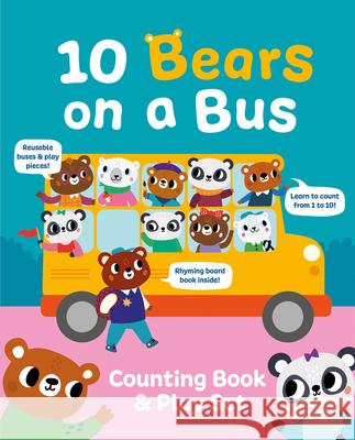 10 Bears on a Bus Robyn Gale Holly Giblin 9781835550359 Two Windmills - książka