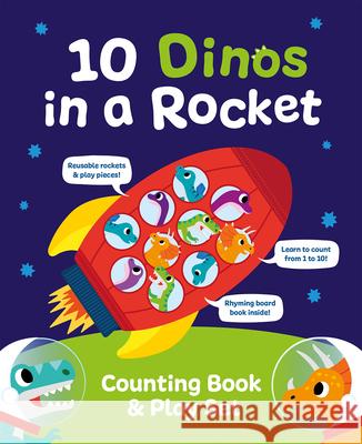 10 Dinos in a Rocket Robyn Gale Holly Giblin 9781835550335 Two Windmills - książka