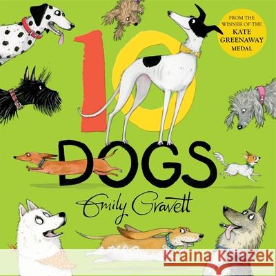 10 Dogs: A Funny Furry Counting Book Emily Gravett 9781529028089 Pan Macmillan - książka