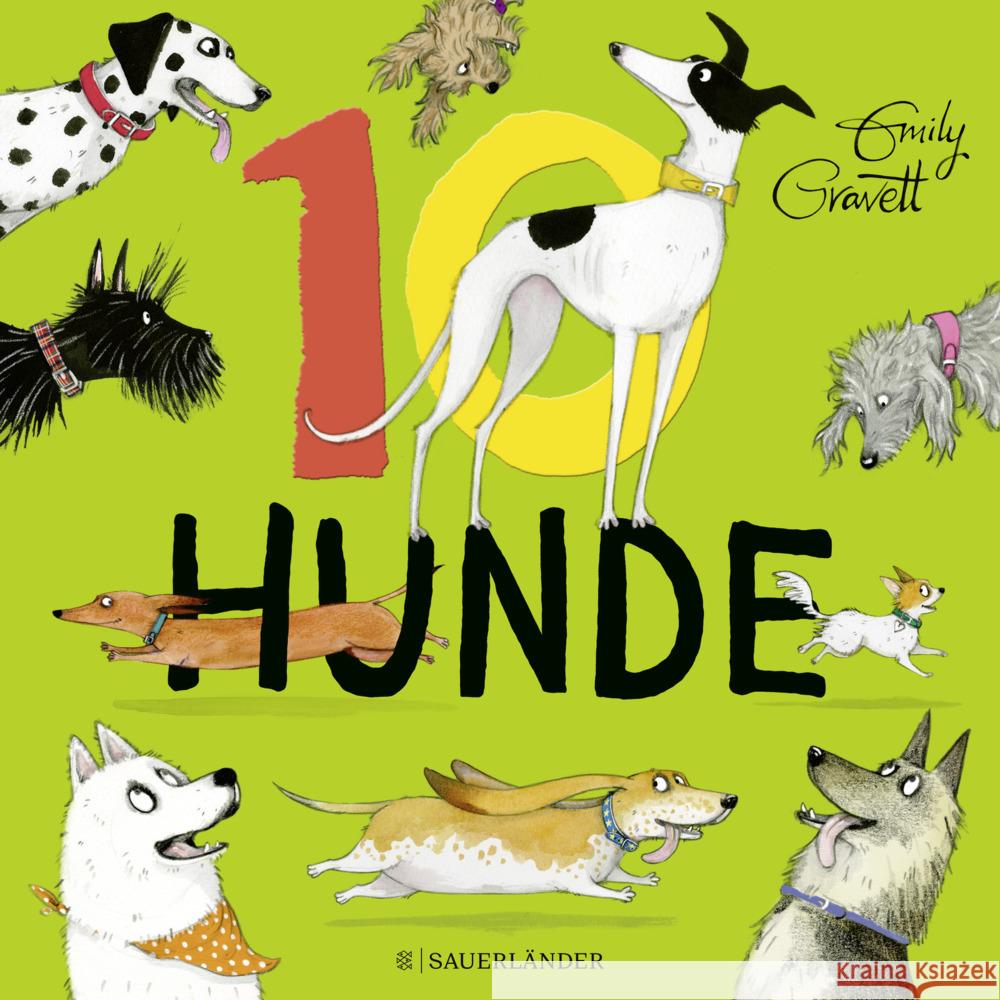 10 Hunde Gravett, Emily 9783737372305 FISCHER Sauerländer - książka