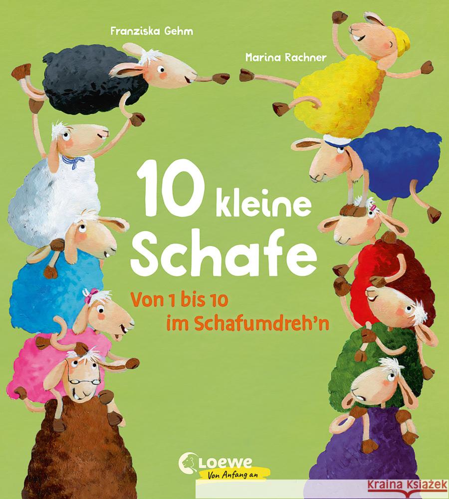 10 kleine Schafe Gehm, Franziska 9783743212510 Loewe - książka