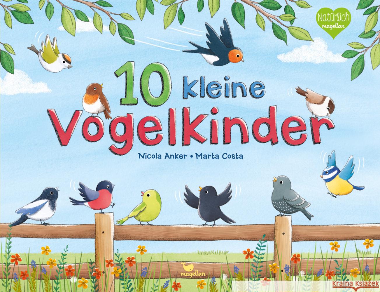 10 kleine Vogelkinder Anker, Nicola 9783734816260 Magellan - książka